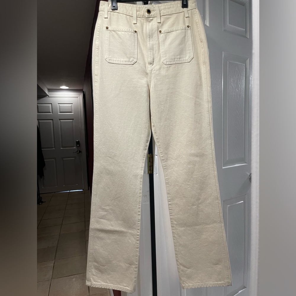 Khaite Isabella Ivory Jeans